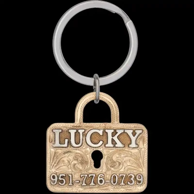 Lucky Custom Dog Tag